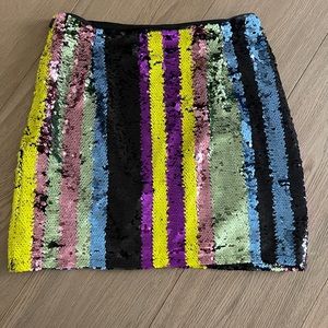 Sequin mini skirt